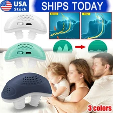 Micro Mini Electric Anti Snoring Device Noise Stop Sleep Aid Apnea