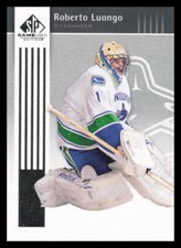 2011-12 SP Game Used  #91 Roberto Luongo  Vancouver Canucks