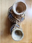 Hand Painted Double Drum Vintage Ceramic Glazed  Percussion Skin Tom-tom Drum — photo 7