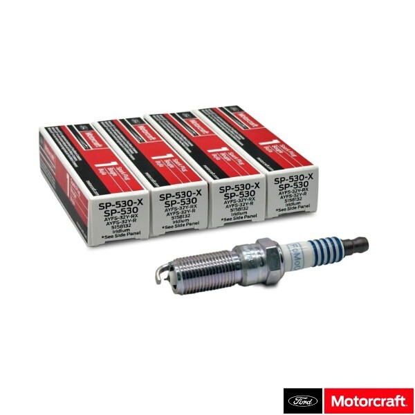 New Set of 4 Motorcraft Iridium Spark Plug for Ford Lincoln Mazda Mercury