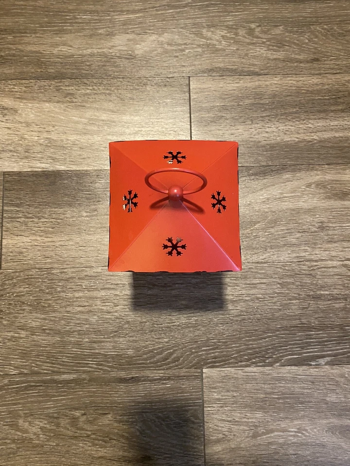 Hallmark Inspirations Jaula de Pájaro Rojo Linterna Colgante Candelabro Navidad  Foto 2 de 4