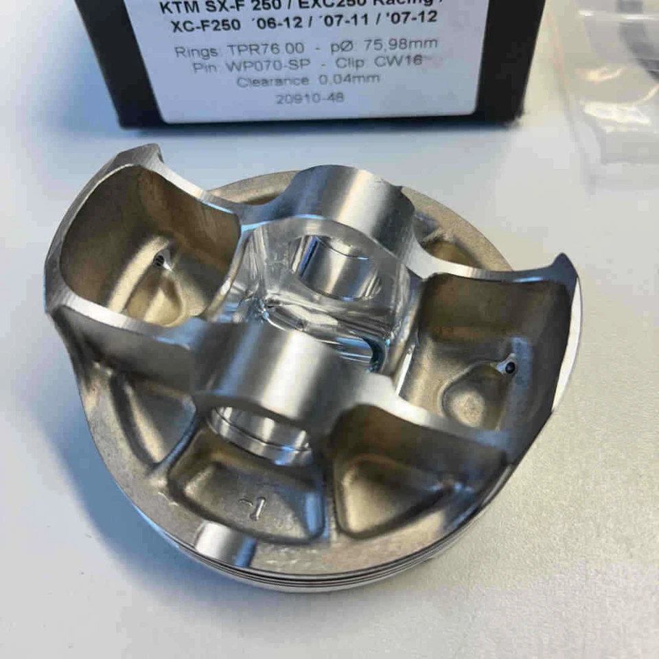 WOSSNER 8645DC Kolbensatz 75,98mm passend für KTM SX-F 250 06-12 / EXC 250 07-13 - Bild 2 von 4