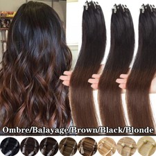 1G 0.5G Micro-Ring Nano Ring Remy Echthaar Easy Loop Extensions Haarverlängerung