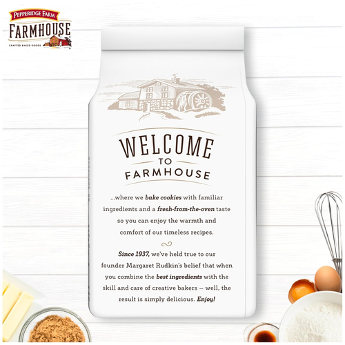 Pepperidge Farm Farmhouse Thin and Crispy Milk Chocolate Chip Cookies, 6.9 OZ Ba - Picture 7 of 12
