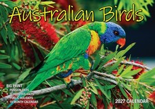 2027 Calendar Australian Birds A4 Wall Hanging Pension School Holidays 16 Month