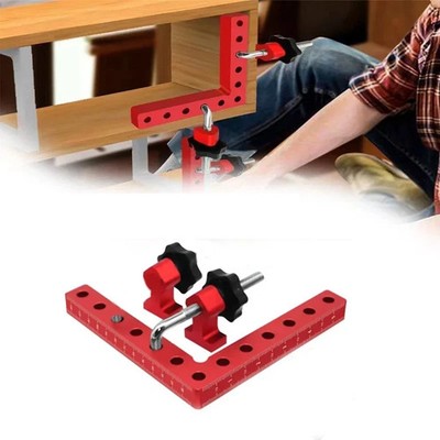 Aluminum Alloy Metal Corner Clamps For Woodworking Positioning 90 Degree 140mm