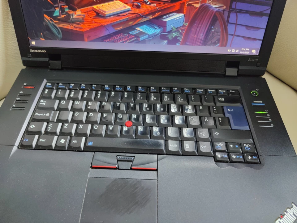 Portátil Lenovo SL510 Core 2 Duo T6670 2.20GHz 8GB RAM 128GB SSD Win 10 - Imagen 3 de 4