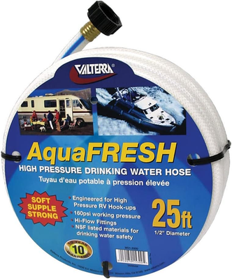 #ad Aquafresh High Pressure Drinking Water Hose Water Hose Hookup for RV 1 2quot; X 2 $31.95