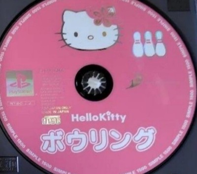 Hello Kitty Bowling Simple 1500 Series Vol.1 PlayStation Disc Only Used Japanese