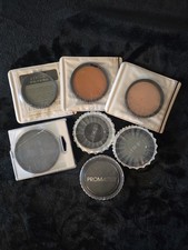 Vintage Camera Lens Filter Lot Of 7 - Vivitar, Hoya, Tiffen, Cokin, Quantaray