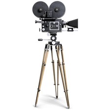 SP12147 Old Fashioned Hollywood Movie Camera Movie Set Prop Cardboard Cutout ...