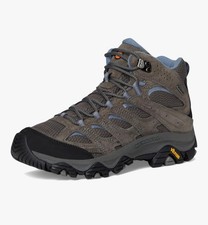 Merrell Women's Moab 3 Mid WP Granite Vibram Hiking Running Waterproof J500162Z