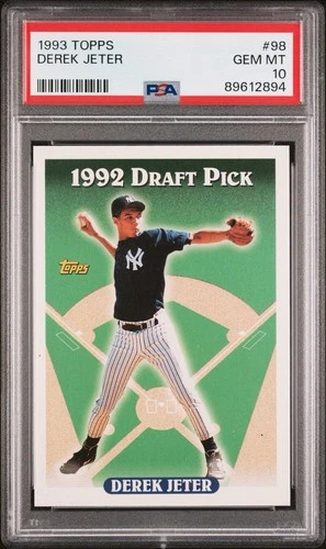 1993 Topps Derek Jeter Rookie Card (PSA 10)
