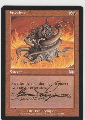 Magic the Gathering ~ Swelter ~ M/NM ~ Judgment ~ Signed by Artist #3