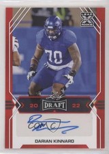 2022 Leaf Draft Auto Red Darian Kinnard #BA-DK1 Auto 0u7