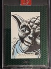 2015 Topps Star Wars Chrome Perspectives Yoda - Scott Zambelli Sketch Card