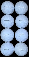 8 VINTAGE TITLEIST PROFESSIONAL BALATA  ML BALATA 90, 4A /5A STRATA ERA