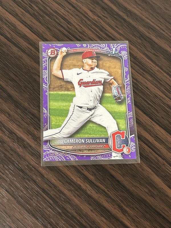 2025 Bowman - Prospects Cameron Sullivan #BP-97 Purple Pattern /199