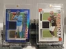 (2) QB RC Patches - Cam Ward Optic Blue + S.Sanders Donruss - Titans/Browns