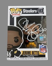 Jerome Bettis signed auographed funko. BUS hologram. Steelers