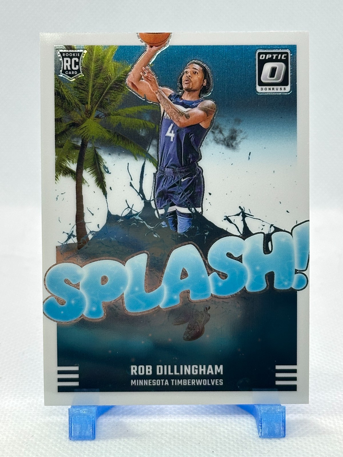 Rob Dillingham 2024-25 Panini Donruss Optic - Splash! #8 (RC) - Timberwolves