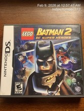 LEGO Batman 2 DC Super Heroes Nintendo DS Case ONLY  NO GAME  Authentic USA