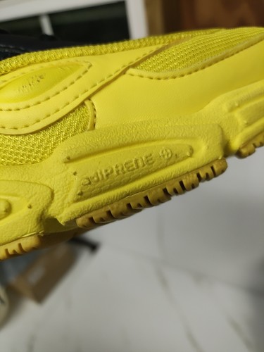 Adidas Ozweego Raf Simons Bright Yellow Night Navy Sneakers Mens Sz 9 US - Picture 17 of 18