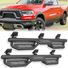 For Dodge Ram 2019-2025 1500 Quad Cab New Body Running Boards Side Steps Bolt-on