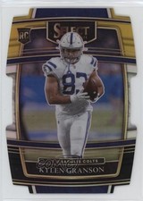 2021 Panini Select Concourse Black & Gold Prizm Die-Cut Kylen Granson #94 19b1