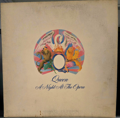 Queen ''A NIGHT AT THE OPERA'' 1975 Vinyl LP, PLAY TESTED, Elektra, 7E-1053