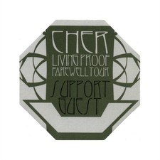 Cher 2002 Living Proof Concert Tour Support Guest Backstage Pass