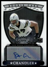 Scott Chandler Rookie AUTO 2007 Bowman Sterling #BSRA-SC San Diego Chargers
