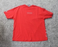 Vintage hurley Made in USA Red Graphic Tee Size XL