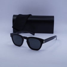 Saint Laurent SL746 001 Black/Black 48-23-145 Sunglasses New Authentic