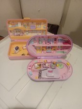2 Bluebird Pocket Playsets Pollys And Dolla  Not Complete