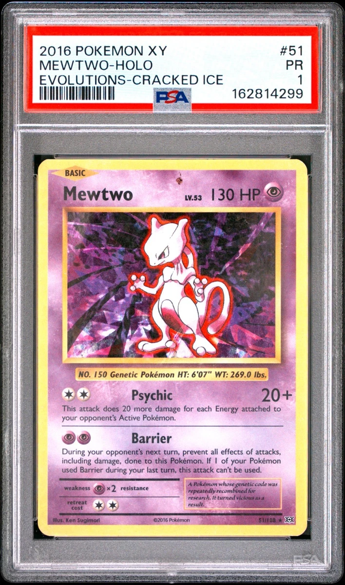 Preços baixos em Mewtwo Pokémon TCG Autenticador Esportivo
