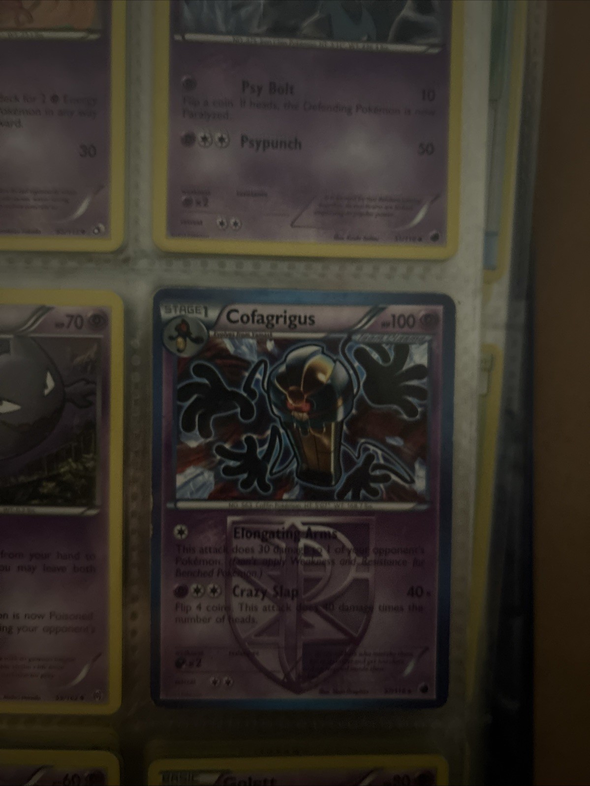 Cofagrigus (Team Plasma) 57/116 Plasma Freeze Reverse Holo