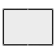 1pc Foldable NOn Crease White Projector Curtain Projection Screen 4:3 (100inch)