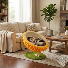Durian Cat Scratching Board Pet Scratcher Lounge Bed Cat Scratcher Board