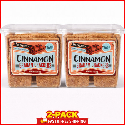 2-Pack Trader Joe's Cinnamon Graham Crackers