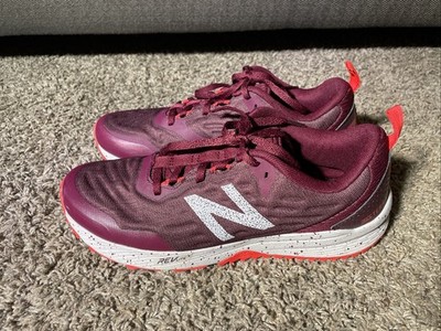 New Balance Nitrel V3 WTNTRLS3 Sneaker Shoes Womens 8.5 Maroon Orange Running