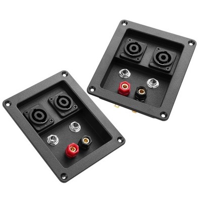 Lautsprecher Abzweigdose Terminal Box 6 Positionen Speakon 1/4 Zoll