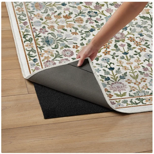 Alfombra de área resistente Arabelle 8' x 10' alfombra de área lavable tejida plana SOLAMENTE - SIN ALMOHADILLA Foto 3 de 4