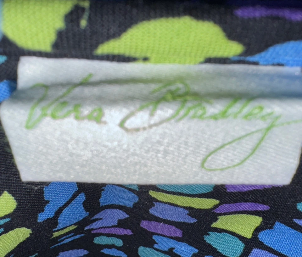 Vera Bradley Tablet iPad E Funda Lectora Indigo Pop Azul Cremallera Acolchada Foto 4 de 4