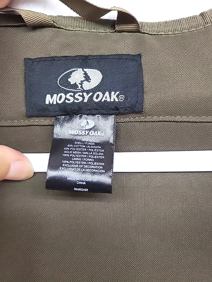 Mossy Oak Obsession Turkey Camo Vest Mens L With Cushion Seat - Image 2 of 4