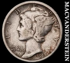 1917-S Mercury Dime- Silver- Scarce Better Date No Reserve #J4949