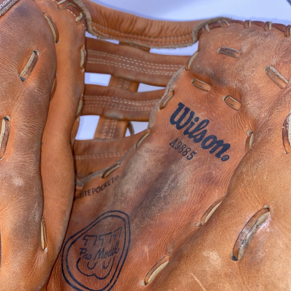 Guante de Softbol Wilson A9885 Optima Gold Series Guante de Receptor Derecho Buen Estado Foto 3 de 4