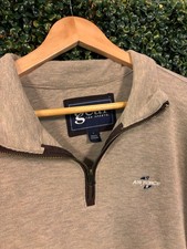 US Air Force Gear for Sports Quarter Zip Knit Sweater Large Long Sleeve USAF