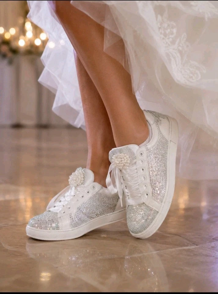 ゆ*ず様 ブライダルシューズ wedding sneakers products for sale | eBay