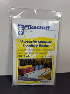 Pikestuff VERSATILE MODULAR LOADING DOCKS HO Scale Train Model Kit 541-0017